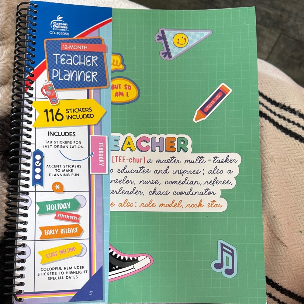 Teacher Planner - Green
